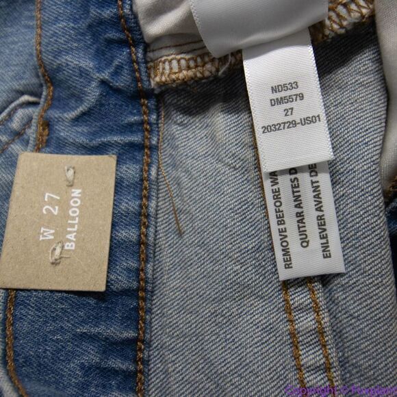 NEW Madewell USA-made Balloon Jeans in Whistler Wash, 27 - Picture 12 of 16